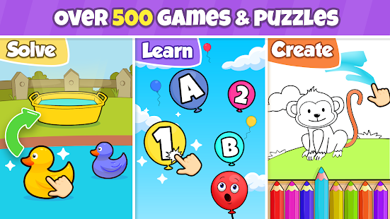 Toddler learning games for kids: 2,3,4 year olds 6.10 APK screenshots 1