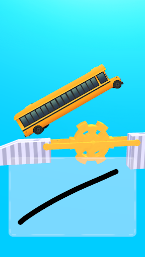 Android application Car Climber: Draw Bridge 3D screenshort