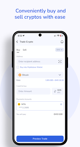 Mybitstore: Bitcoin & Crypto Screen 3