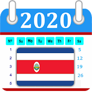 Costa Rica 2020 Calendar-Holiday  Icon