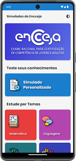 Simulados do Encceja Screenshot 1 - AppWisp.com