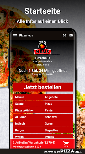 Pizzahaus Herne Screen 2