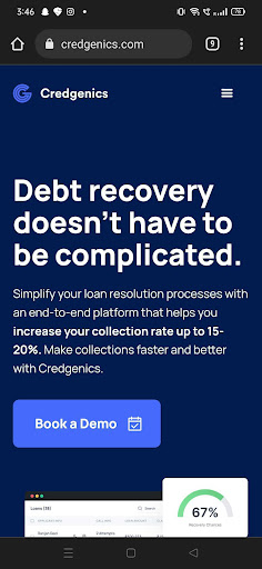 Credgenics Screenshot 1 - AppWisp.com