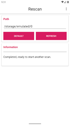 Rescan Media - Refresh Storage screenshot 9