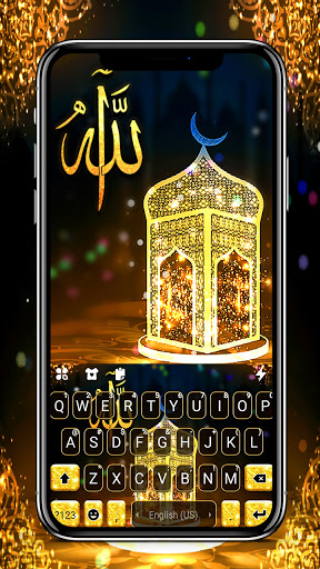 Android application Sparkle Allah Keyboard Backgro screenshort