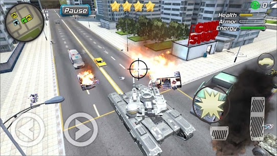 Crime Angel Superhero Mod Apk- Vegas Air Strike (Unlimited Energy) 6