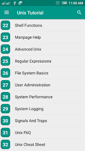 Unix Tutorial Screen 3