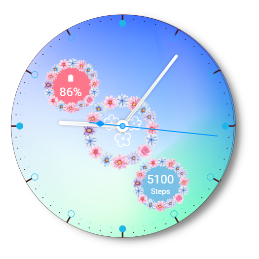 Summer Samsung watch facetheme