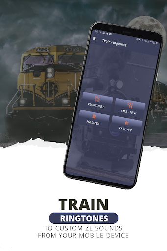 Android application train ringtones, sounds screenshort