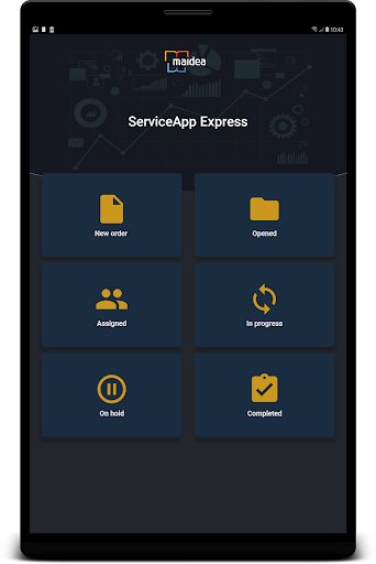 ServiceApp Express Screen 2