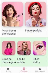 Tutorial de Maquiagem App