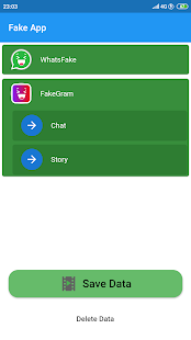FakeApp-Fake Screenshot Capture d'écran