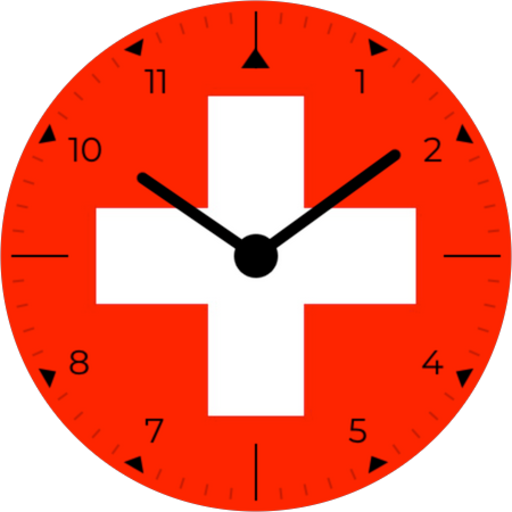 Android application Switzerland Analog Watch Face screenshort