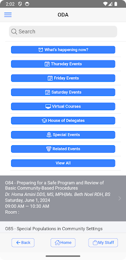ODA Annual Session Screen 2