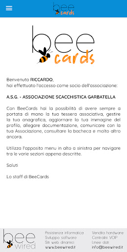 BeeCards Screen 2