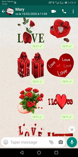 WASticker - Love Stickers Screen 3