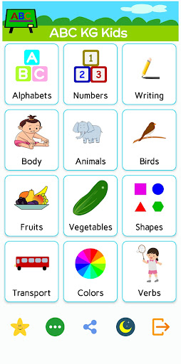 ABC KG Kids-LKG, UKG Learning Screen 2