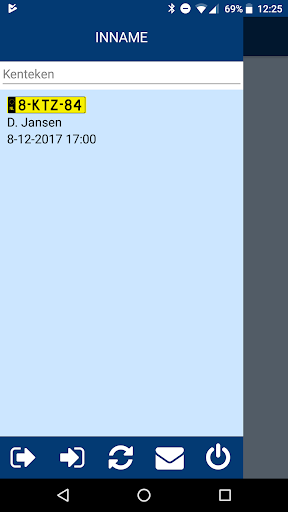 Android application RentWise inname- uitgifteapp screenshort
