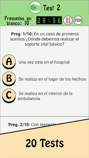 Manipulador De Alimentos Test Screen 3