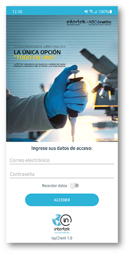 Android application IsyClient screenshort