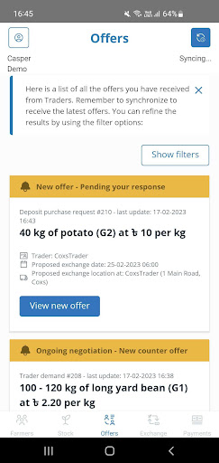 Farm2Go Screen 3