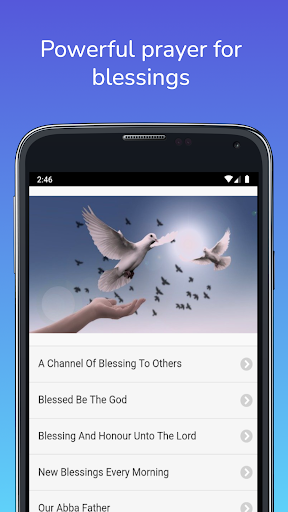 Android application Powerful prayer for blessings screenshort