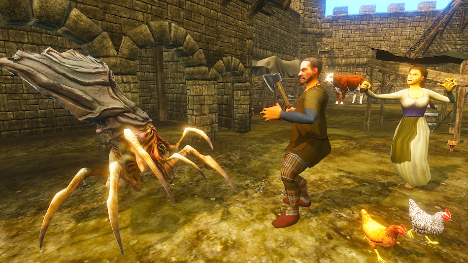 #1. Mutant Spider Survival (Android) Podle: Yamtar Simulator Games