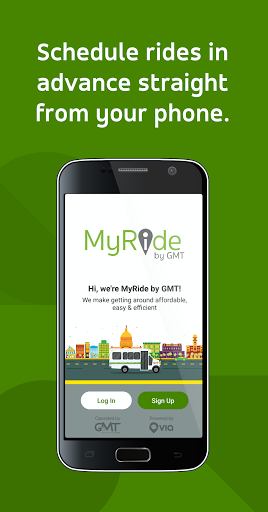 Android application MyRide by GMT screenshort