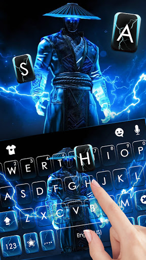 Lightning Ninja Keyboard Backg Screen 2