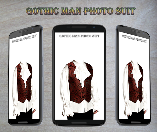 Gothic Man  Woman Photo Suit