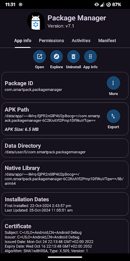 Package Manager screenshot 3