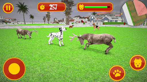 Dog Fighting Simulation Game Screen 3