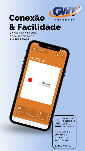 Android application GWT Internet screenshort