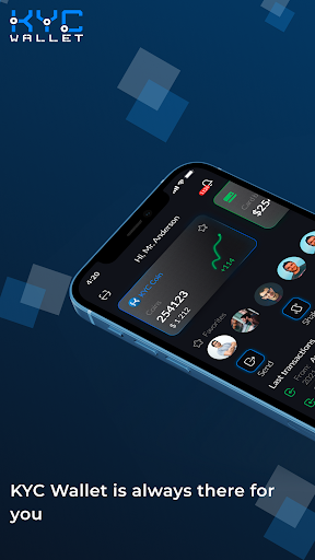 Android application KYCC Wallet screenshort