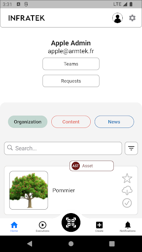 Infratek Connect Screen 2
