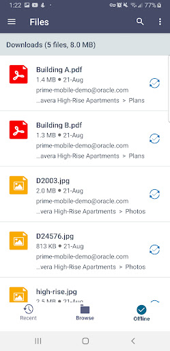 Screenshot of Oracle Primavera Cloud