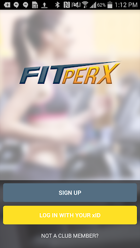 Android application FitPERX screenshort