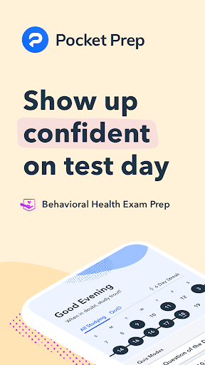 Screenshot of Pocket Prep Behavioral Health