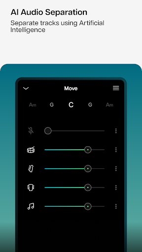 Moises: The Musicians AI App Screen 2