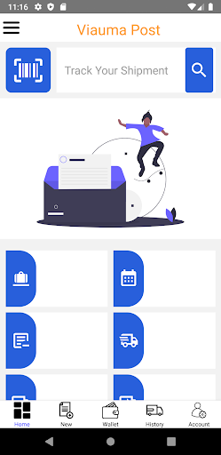 Android application Viauma Post — Courier Delivery screenshort