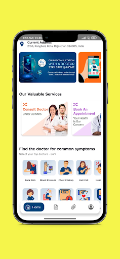 Android application Kureup : Say Hello to Doctor screenshort