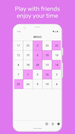 Android application Bingo! screenshort