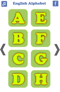 تطبيق الحروف الانجليزية alphabet 1