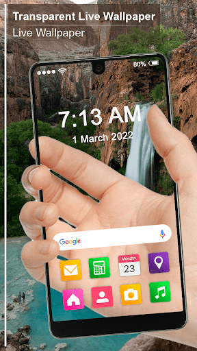 Transparent Live Wallpaper Screenshot