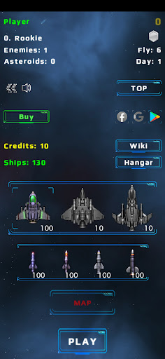 Android application GalaxyBomber screenshort