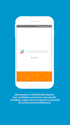 Android application Fidente screenshort