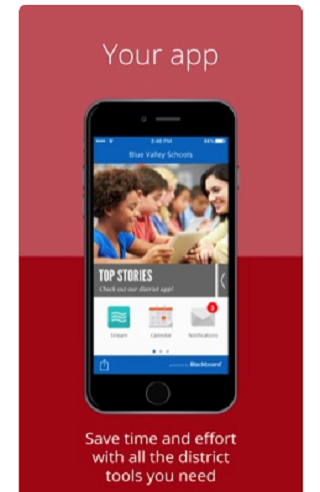 Android application Blue Valley Schools KS screenshort