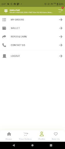 Everything Delivery Service Screen 2
