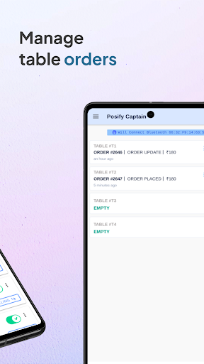 Posify Captain App Screen 2