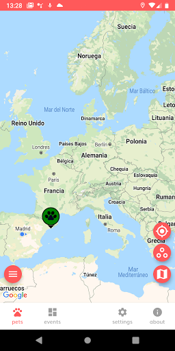 Android application findPet screenshort